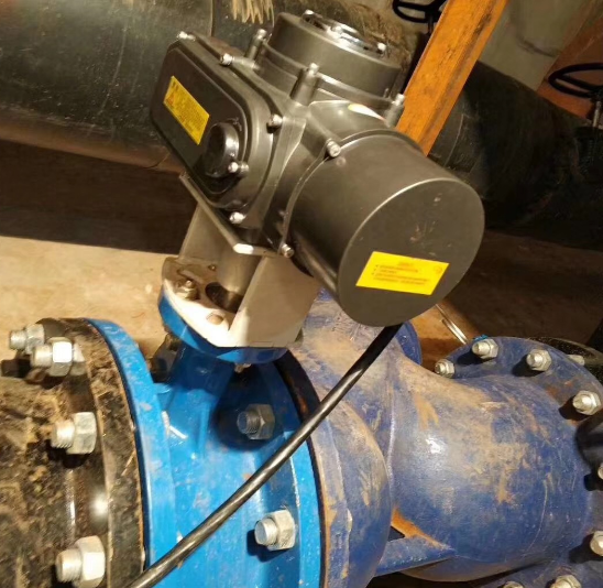 電動法蘭蝶閥應用現場