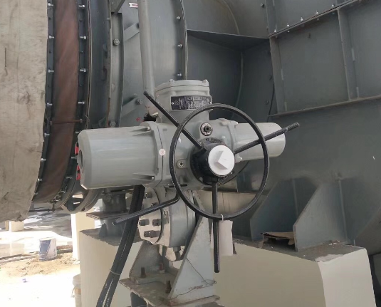 進口電裝-電動蝶閥應用水泥廠