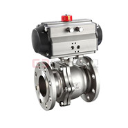 氣動(dòng)法蘭球閥